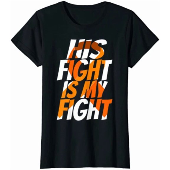 Orange Ribbon Multiple Sclerosis Awareness For Him T-Shirt