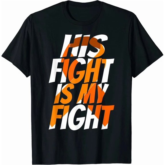 Orange Ribbon Multiple Sclerosis Awareness For Him Unisex S-5Xl T-Shirt