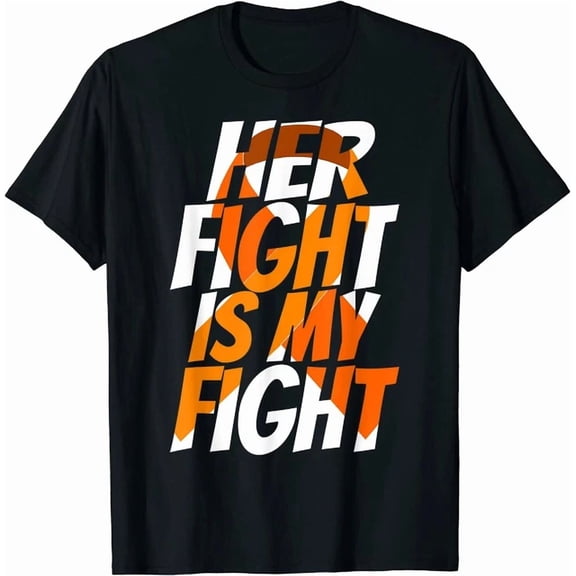 Orange Ribbon Multiple Sclerosis Tee For Her Unisex S-5Xl T-Shirt