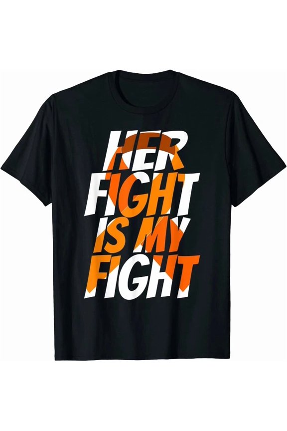 Orange Ribbon Multiple Sclerosis Tee For Her Unisex S-5Xl T-Shirt