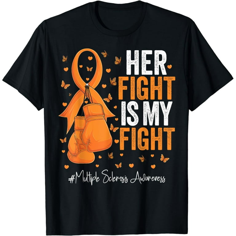 Multiple Sclerosis Awareness Orange Ribbon T Shirt Multiple Sclerosis Awareness Orange Ribbon T Shirt