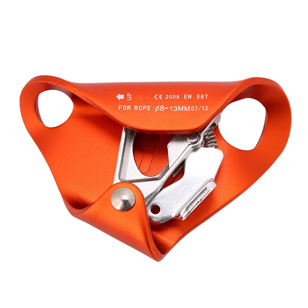 Orange Rock Climbing Mountaineering Ascender Riser Fall Arrest Safety