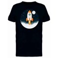 thumbnail image 1 of Orange Rocket At Night Tee Men's -Image by Shutterstock, 1 of 1