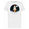 thumbnail image 1 of Orange Rocket At Night Tee Men's -Image by Shutterstock, 1 of 1