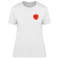 thumbnail image 1 of Orange Rose Icon T-Shirt Women -Image by Shutterstock, Female XX-Large, 1 of 2