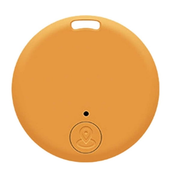 Orange Round Bluetooth 5.0 Anti-Loss Device, Two-Way Tracking & Location Alarm For Items/Mobile Phones, Pet Dog Cat Key Locator Tracer Tool - 1Pc (Color Box Packaging)