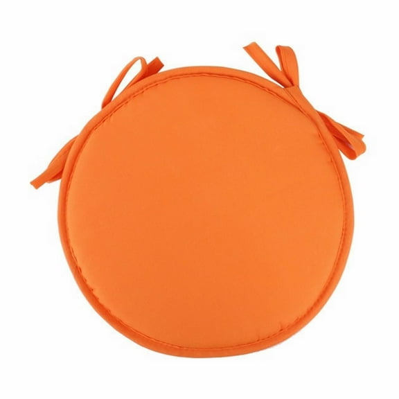 Orange Round Cushion with Rope - 2Pc Round Cushion Car Seat Cushion Out Door Chairs Sponge Seat Round Outdoor Chair Cushions Round Stool Cushions Cushion Patio Cushions Women's Mat Sofa