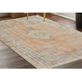 thumbnail image 1 of Orange Rugs, Muted Rugs, Medallion Rug, Boho Rug, Turkish Rug, Living Room Rug, Large Rug, Corridor Rug, Non-Slip Carpet, Salon Rug, 5.9'x9.2' - 180x280 cm, 1 of 8
