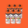 thumbnail image 1 of 6 Pack, Orange, Rust-Oleum Stops Rust Custom Spray 5 in 1 Gloss Spray Paint-376894, 12 oz, 1 of 11