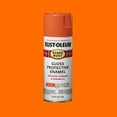 thumbnail image 1 of Orange, Rust-Oleum Stops Rust Protective Enamel Gloss Spray Paint-214084, 12 oz, 1 of 12