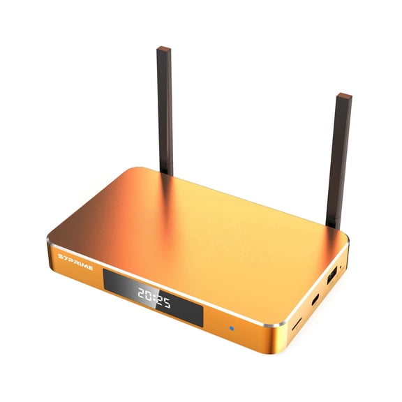 Orange S7prime 128 GB Portable Home Theater Projector with Dual Antennas, Compact Multimedia Device for Indoor Viewing