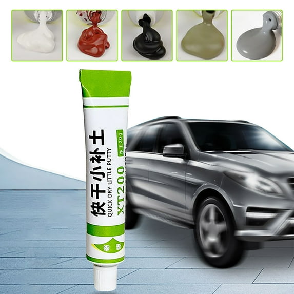 Orange Scratch Repair Paste for Automotive Surfaces, Fast-Drying Fiberglass Compound for Cars, 20g Tube, For Orange Cars