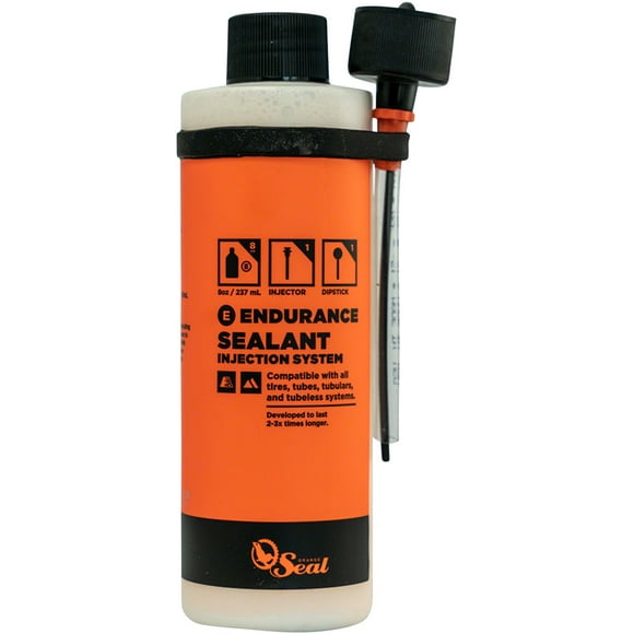 Orange Seal Endurance Tubeless Tire Sealant with Twist Lock Applicator - 8oz