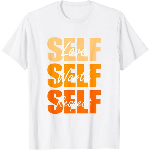 Orange Self-ish X 3 Orange Color Graphic Orange Vibes Only T-Shirt