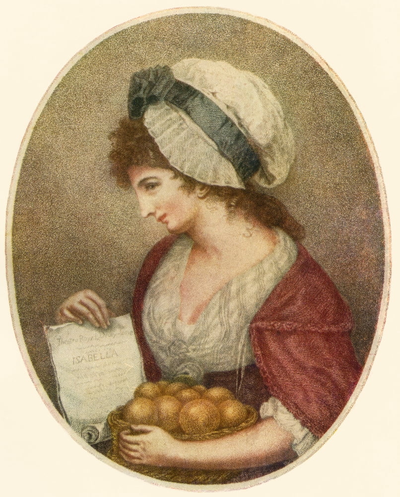 The Orange Seller after John Hodges Benwell 18th century From Illustrierte Sittengeschichte vom Mittelalter bis zur Gegenwart by Eduard Fuchs published 1909 Canvas Art - Ken Welsh Design Pics (24 x 3