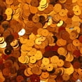 thumbnail image 1 of Orange Sequins 6mm Shiny Metallic Made in USA, 1 of 1