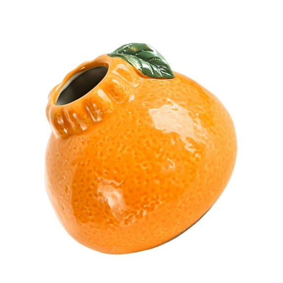 Orange Shaped Vases Decorative Vases for Table Centerpieces Small Ceramic Vases