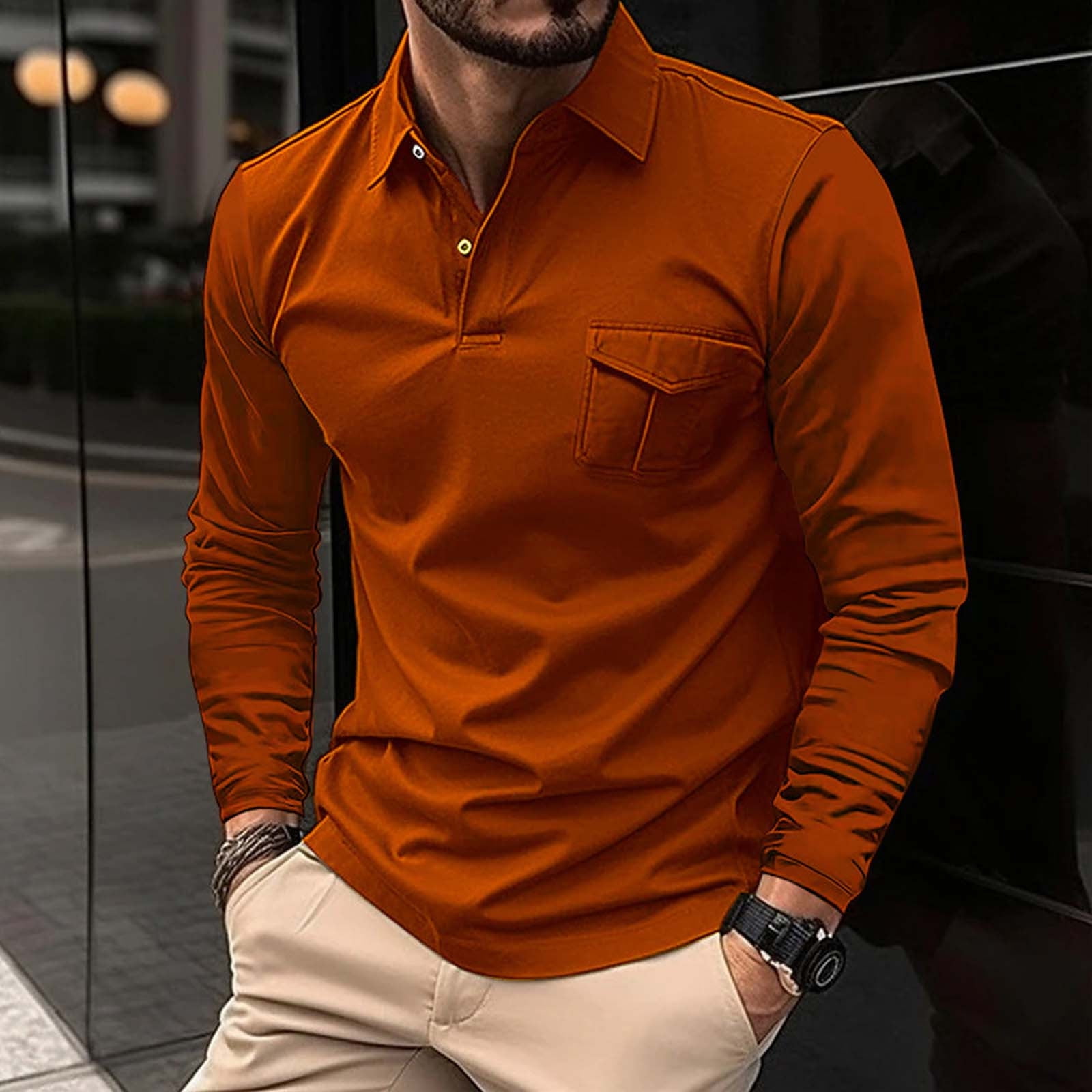 Orange color shirt hotsell