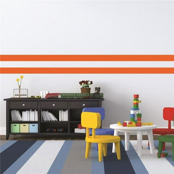 Orange Simple Stripes