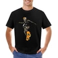 thumbnail image 1 of Orange Skate Men’s Graphic T-shirt Vintage Short Sleeve Sport Tee Black XS, 1 of 2