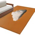 thumbnail image 1 of Orange Sky Area Rug 4x6 Washable Rug Non Slip Abstract Sky White Minimalist Large Area Rug Indoor Floor Carpet for Entryway Bedroom Kitchen Living Room Home Office Dining Room Nursery, 1 of 9