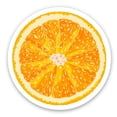 thumbnail image 1 of Orange Slice - 5" Vinyl Sticker - For Car Laptop I-Pad - Waterproof Decal, 1 of 1
