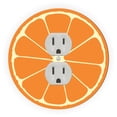 thumbnail image 1 of Orange Slice Design - Round Light Switch Plate Cover - Outlet Cover, 1 of 1