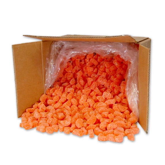 Orange Slices Jelly Candy – 2 lb Bag, Sugar Coated, Gelatin Free, Bulk Orange Gummies for Parties, Desserts & Snacking – ~65 Pieces