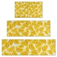 thumbnail image 1 of Orange Slices White Pattern Kitchen Rugs Sets Of 3,Kitchen Runner Rugs Non Skid Washable,Decorative Kitchen Floor Mats for Kitchen,Sink,Laundry,17"x30"+ 17"x47" + 17"x59", 1 of 6