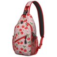 thumbnail image 1 of Orange Sling Backpack for Travel and Outdoor Activities Cute and Sweet Fruit Pattern Crossbody Bag with Multi-Functional Design Durable and Fashionable Shoulder Backpack for Orange L, 1 of 6