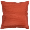 thumbnail image 1 of Orange Smooth Weaved Modern Throw Pillow, 1 of 5