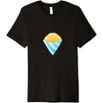 thumbnail image 1 of Orange Snow Cone Premium T-Shirt men and women can wear, black, white, gifts, 1 of 4