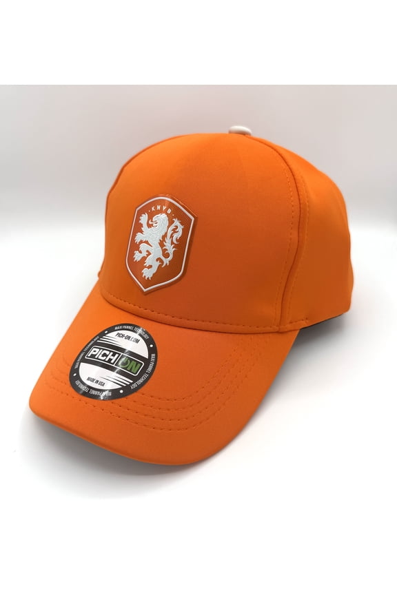 Orange Soccer Fan Cap Netherlands Style – Adjustable Snapback Hat.
