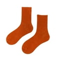 thumbnail image 1 of Orange Socks Women's Solid Color Medium Tube Socks Light and Thin Spring and Summer Candy Colored Multi Colored Four Season Soft Socks, 1 of 1