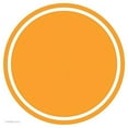 thumbnail image 1 of Orange Solid Color Circle Gift Labels, 40-Pack, 1 of 1