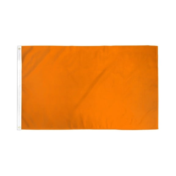 Orange Solid Color Flag 2x3ft Poly