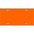 thumbnail image 1 of Orange Solid Flat Automotive License Plates Blanks for Customizing, 1 of 1
