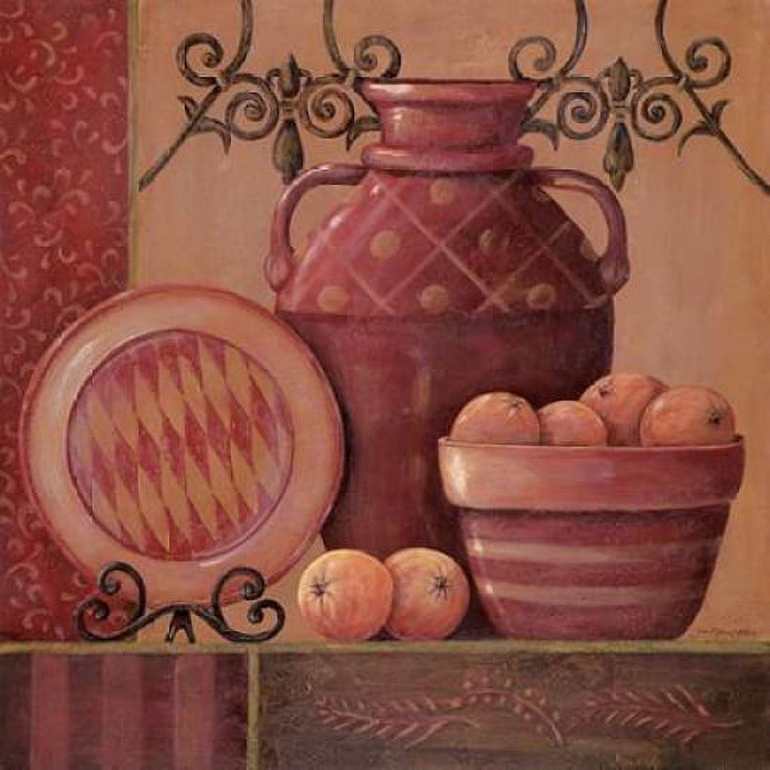 Orange Spice Canvas Art - Jo Moulton (24 x 24)