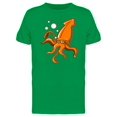 thumbnail image 1 of Orange Squid Cartoon Tee Men's -Image by Shutterstock, 1 of 2