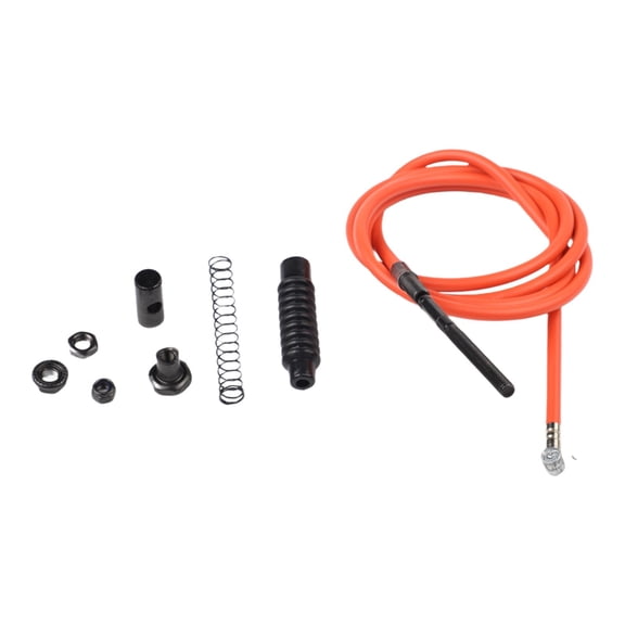 Orange Stainless Steel Scooter Brake Cable Compatible For Xiaomi 4,For Lite,For 2Nd Generation, 133 Cm Length, Rust-Resistant Replacement Wire