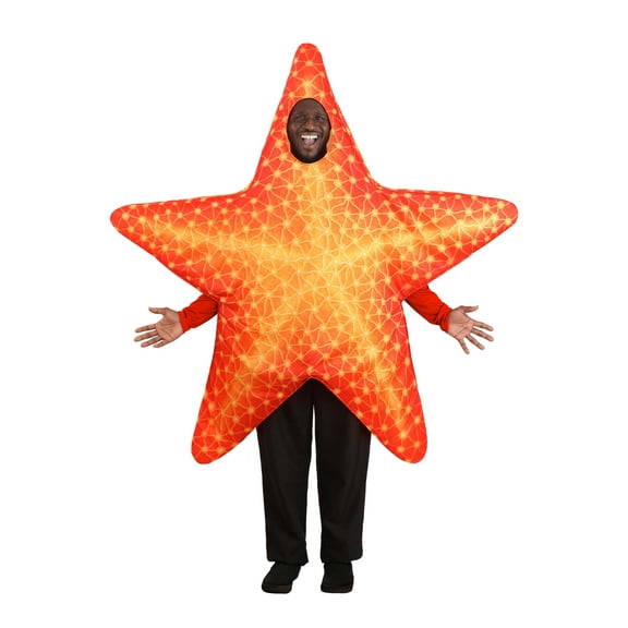 Orange Starfish Adult Costume