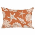 thumbnail image 1 of Orange Starfish Coastal Throw Pillow Cover 20 x 30 Inch Decorative Pillow Cover Shell Coral Summer Beach Nautical Ocean Lumbar Pillowcase Seasonal Rectangle Cushion Case for Couch Sofa Bedroom, 1 of 9