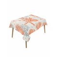 thumbnail image 1 of Orange Starfish Table Cloth, Rustic Ocean Coastal Shells Conch Coral Waterproof Tablecloth for Rectangle Tables, Reusable Washable Fabric Table Cover for Restaurant Kitchen Dining Tables 60"x84", 1 of 6
