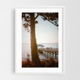 thumbnail image 1 of Orange Street Pier- Fairhope, AL - Fairhope Alabama Photography Boardwalk Sunset Coastal Nature Scenic Beach Ocean White Framed Wall Art Print 24 x 36 inches, 1 of 3