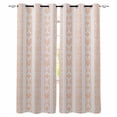 thumbnail image 1 of Orange Stripe Kitchen Curtains Modern Abstract Art Vertical Stripes Beige Cafe Short Curtains for Bathroom Blackout Window Curtain Small Window Treatment Drapes for Bedroom Living Room 42"x45"x2, 1 of 9