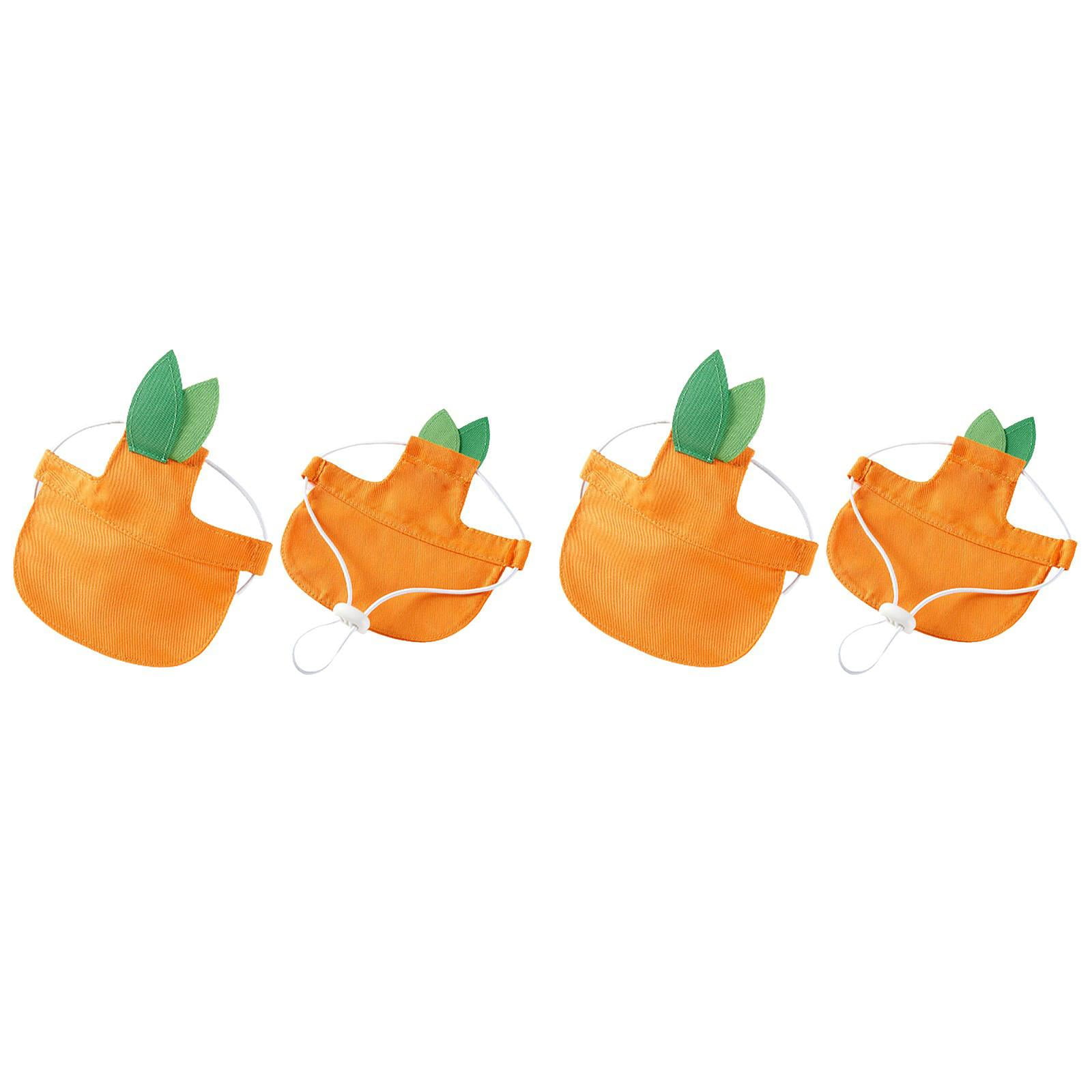 Orange Sunblock Binding Hat Outdoor Sun Hood For Dogs Cat 2024 New Dog