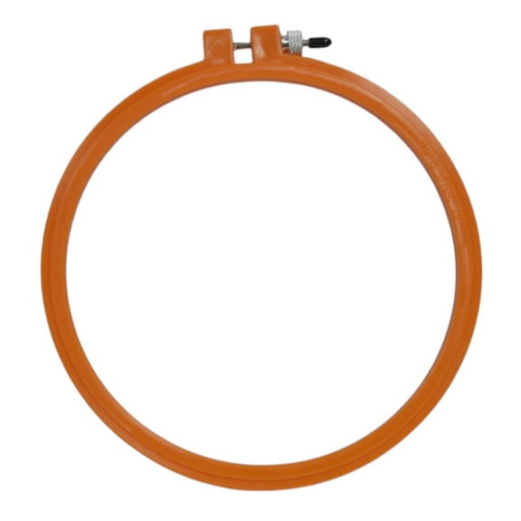 Orange Susan Bates Hoop-La Embroidery Hoop 6 Inch
