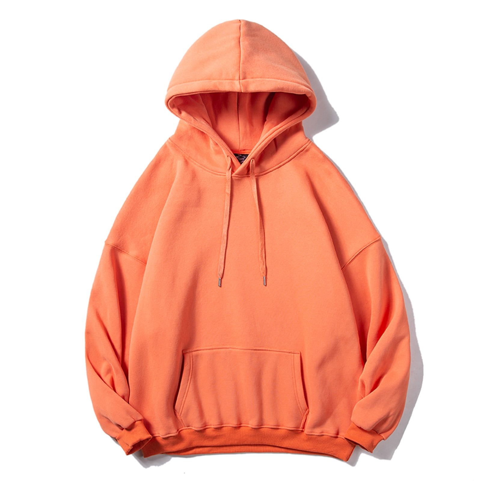 orange sweatshirt men's casual solid dropped shoulder sleeve orange sweatshirt men's casual solid dropped shoulder sleeve