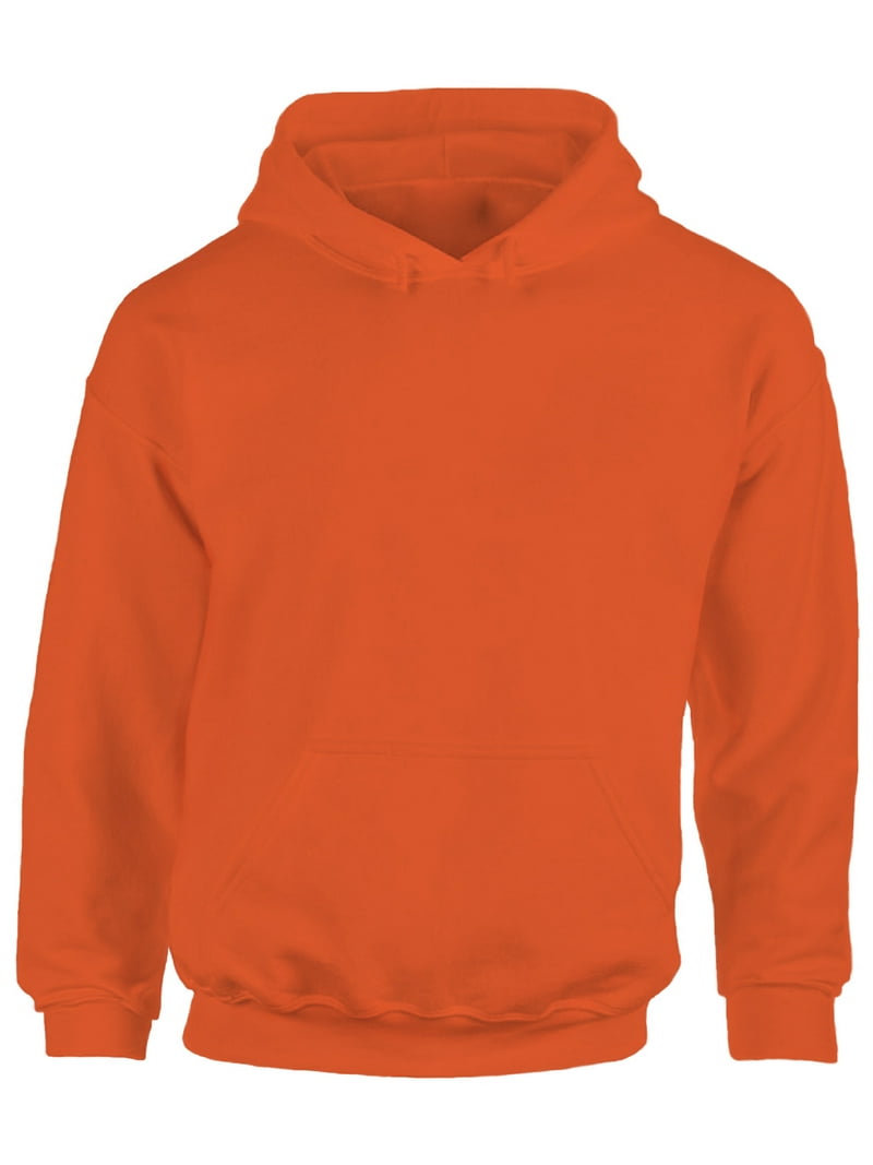 Crewneck Sweatshirt Burnt Orange Hoodie Mens Gildan Unisex Orange - Main Image