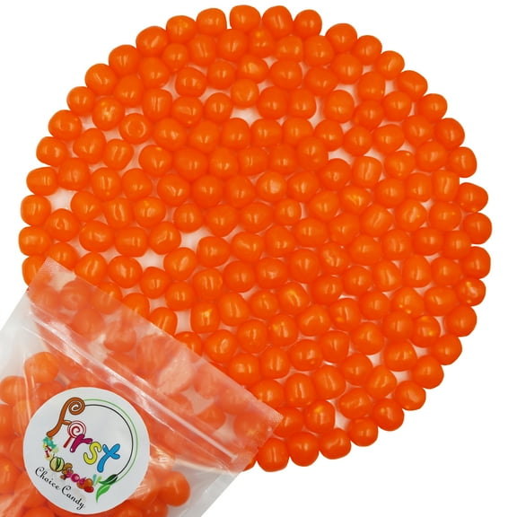 Orange Tangerine Sour Chewy Fruit Balls 2 LB